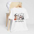 Dog Tee - Just a Spooky Paw, Unisex Halloween Pet Lover Gift, Dog Mom Shirt