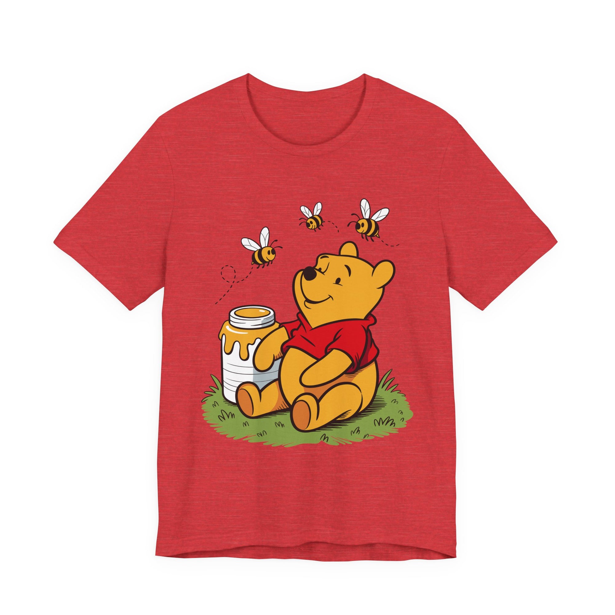 Cute Honey Bear Graphic Cozy Bee Lovers Unisex Shirt