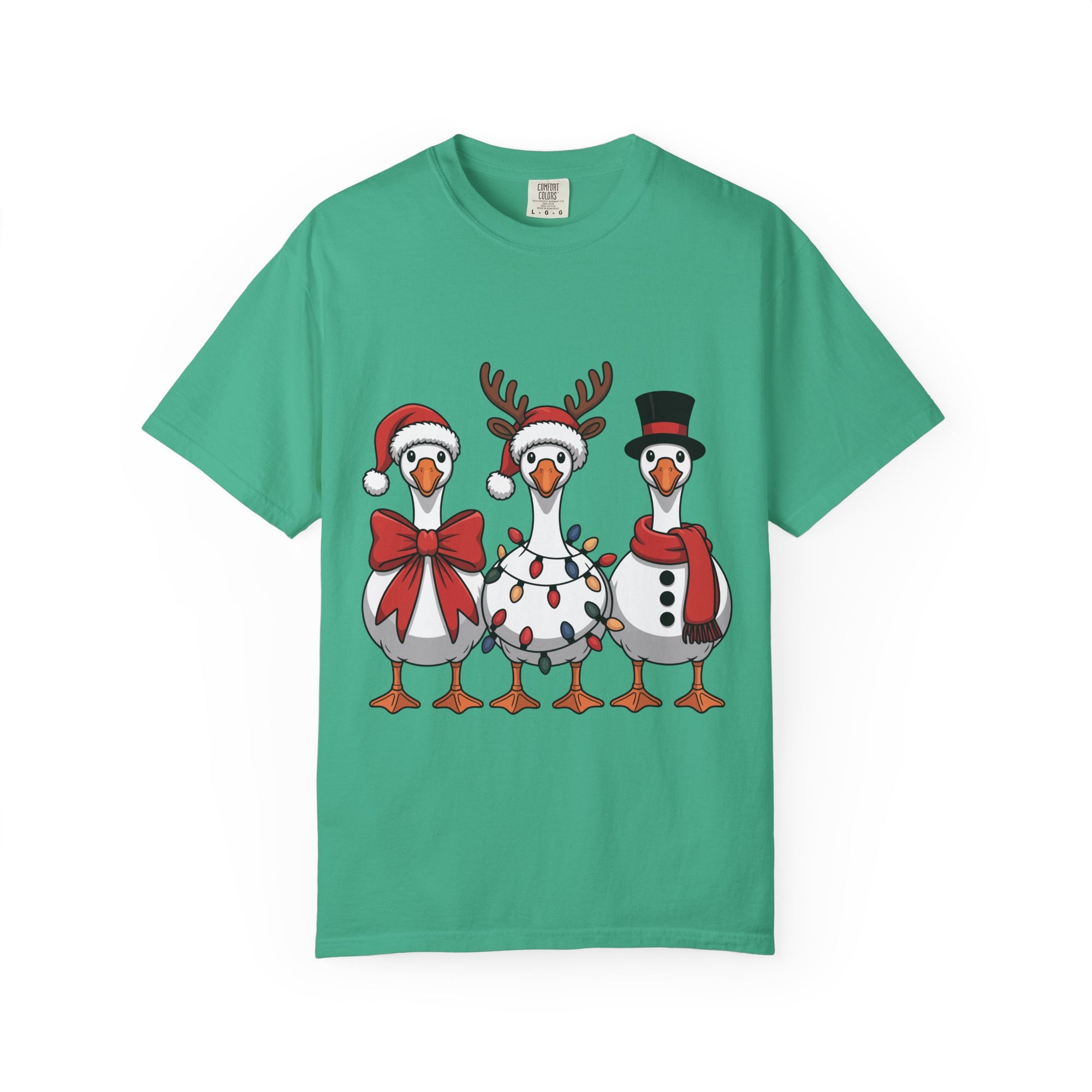 Festive Holiday Goose T-shirt, Fun Christmas Tee, Unisex T-shirt