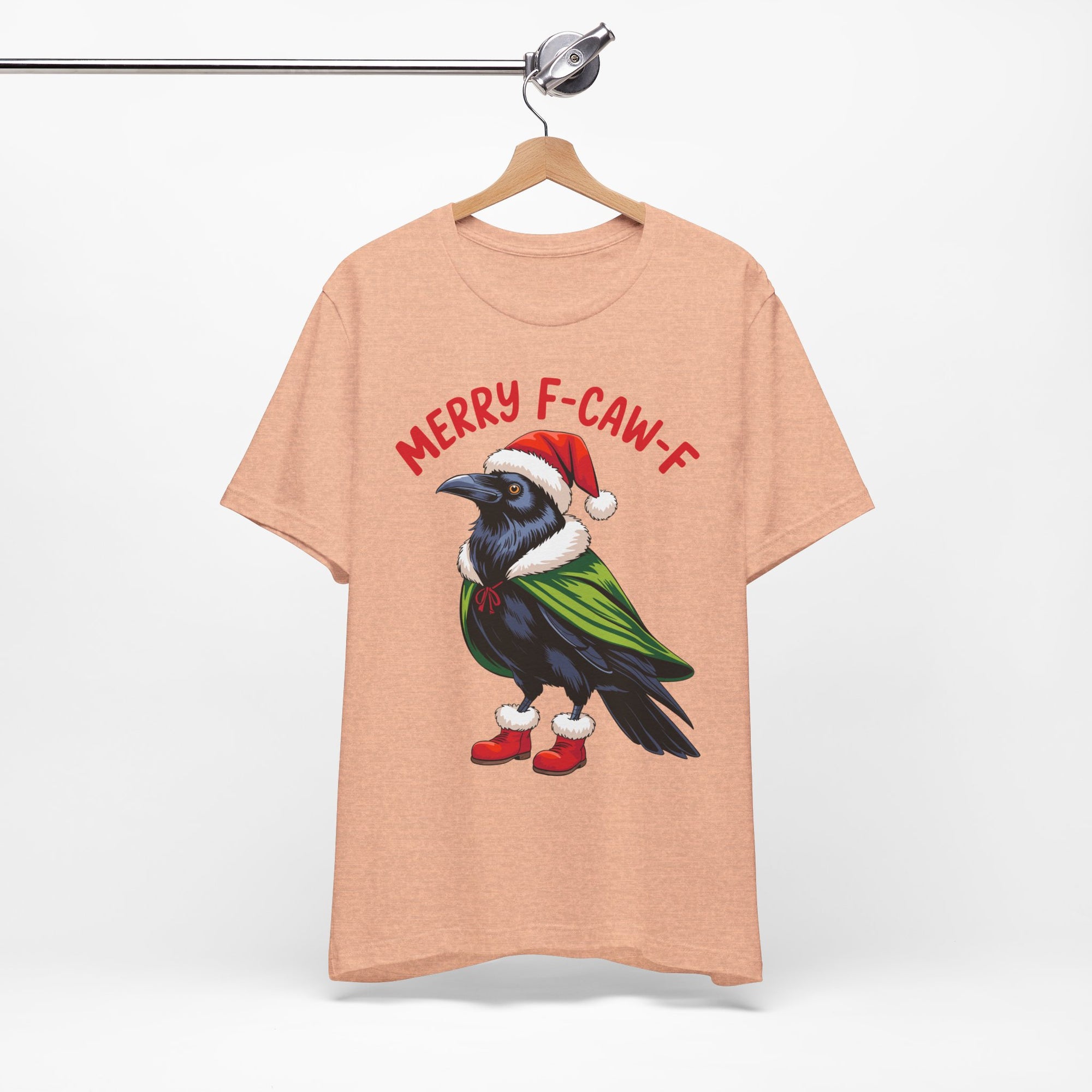 Merry F-Caw-F Crow Christmas Tee