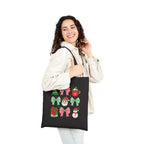 Festive Holiday Tote Bag – Reusable Christmas Winter Carryall