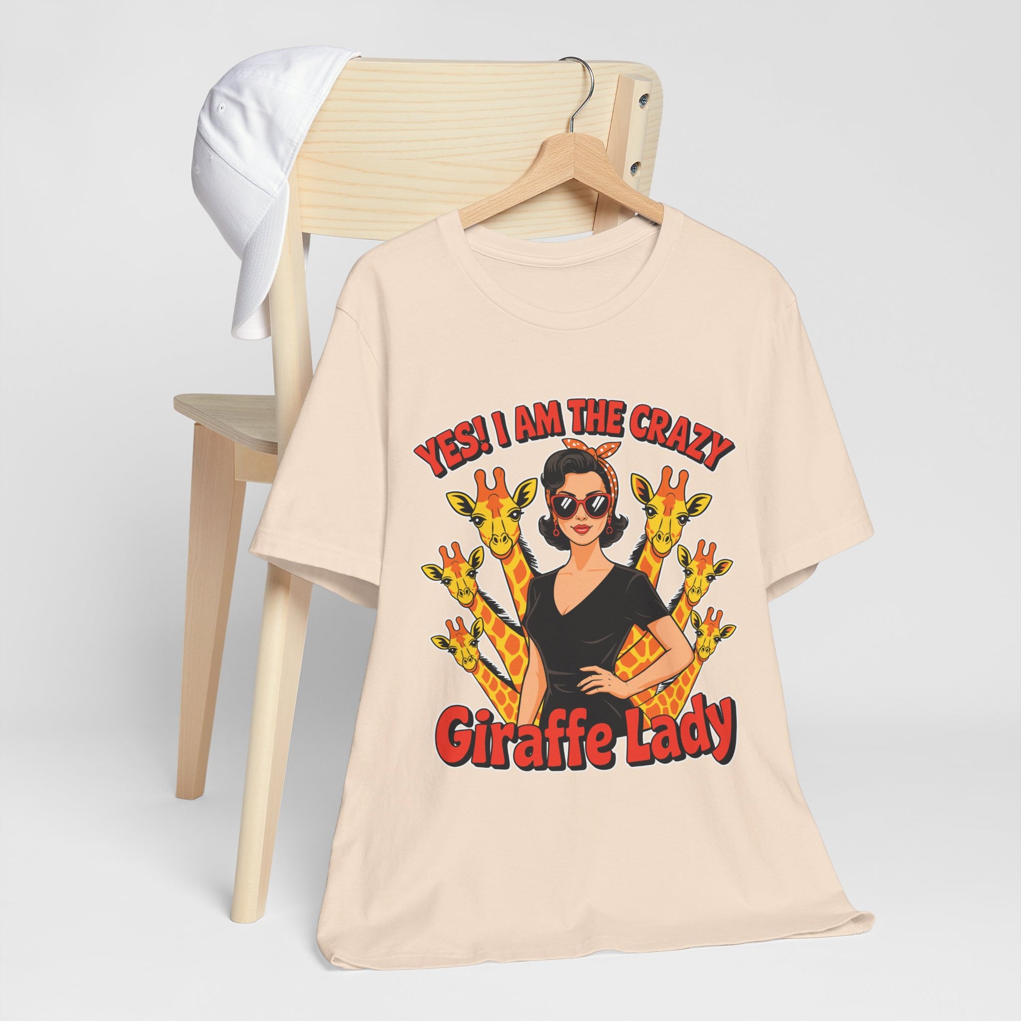 Yes I Am The Crazy Giraffe Lady T-Shirt