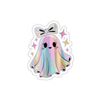 Cute Rainbow Ghost Stickers – Kawaii Halloween Fun Decor