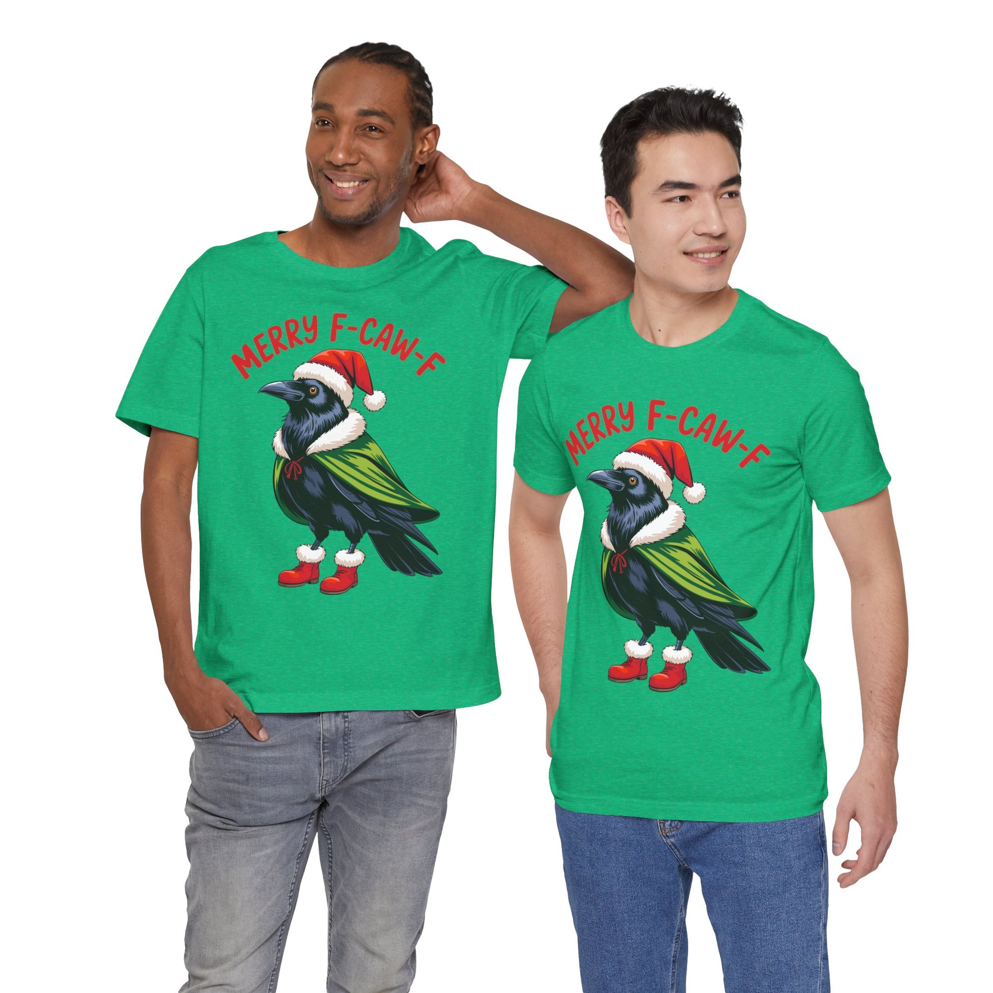 Merry F-Caw-F Crow Christmas Tee
