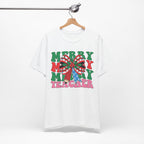 Merry Teacher T-Shirt | Cute Holiday Tee for Educators, Christmas Gift, Teacher Appreciation, Casual Wear, Festive Apparel
