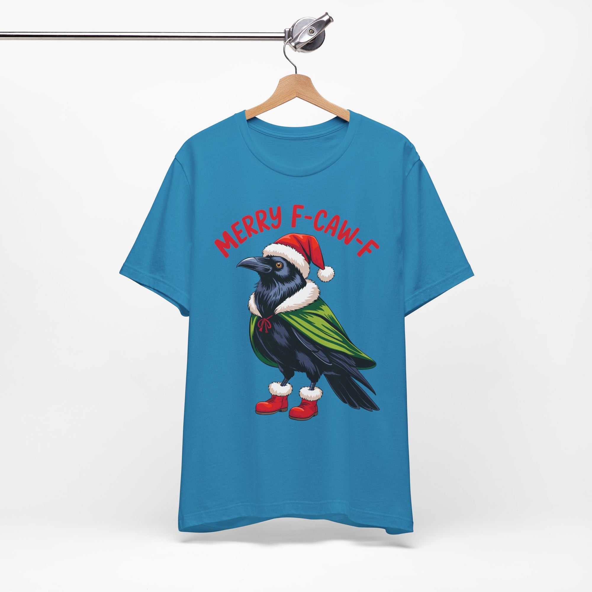 Merry F-Caw-F Crow Christmas Tee