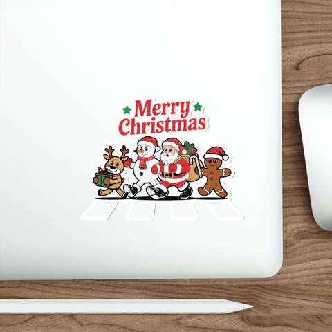 Festive Die-Cut Stickers | Merry Christmas Decor, Holiday Party Favors, Seasonal Gifts, Scrapbooking, Laptop Accessories