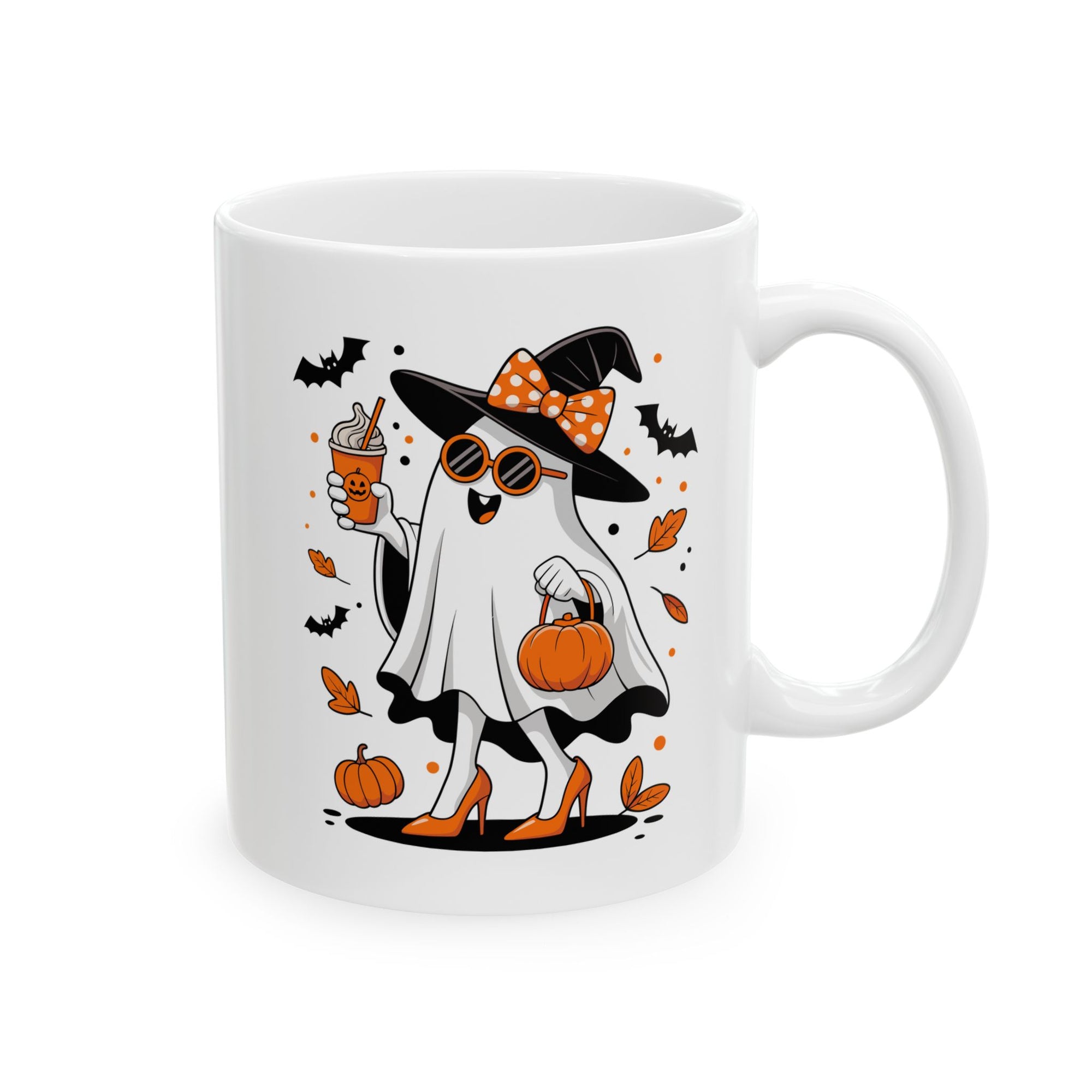 Halloween Coffee Mug – Spooky Autumn Ceramic Cup for Fall Vibes