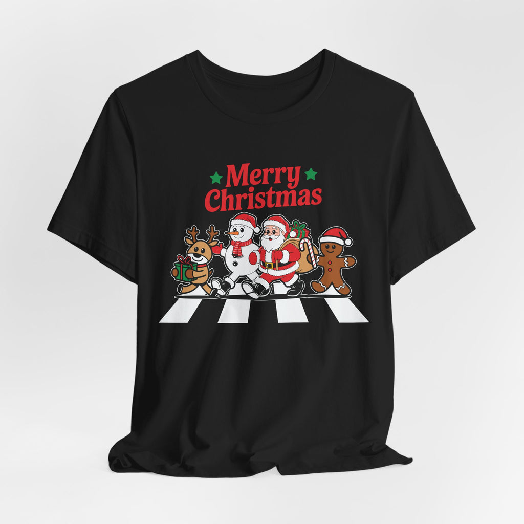 Merry Christmas Graphic Tee, Unisex Christmas T-shirt, Holiday Shirt, Festive Apparel, Gift for Him/Her, Winter Wear