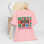 Merry Teacher T-Shirt | Cute Holiday Tee for Educators, Christmas Gift, Teacher Appreciation, Casual Wear, Festive Apparel