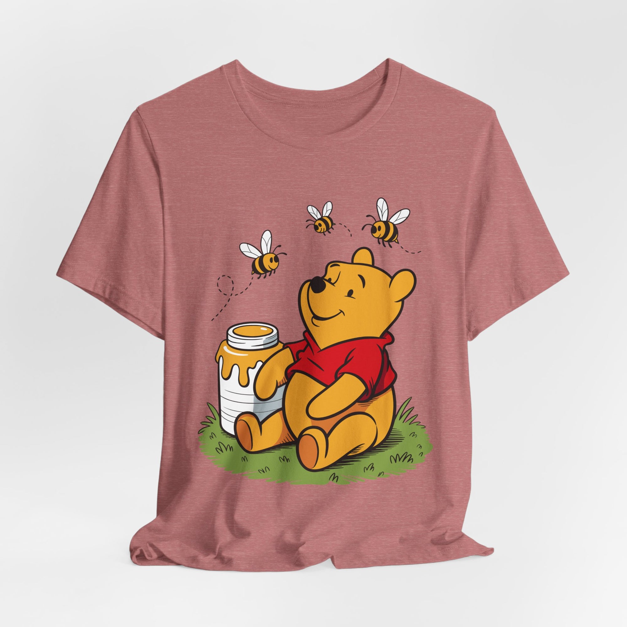 Cute Honey Bear Graphic Cozy Bee Lovers Unisex Shirt
