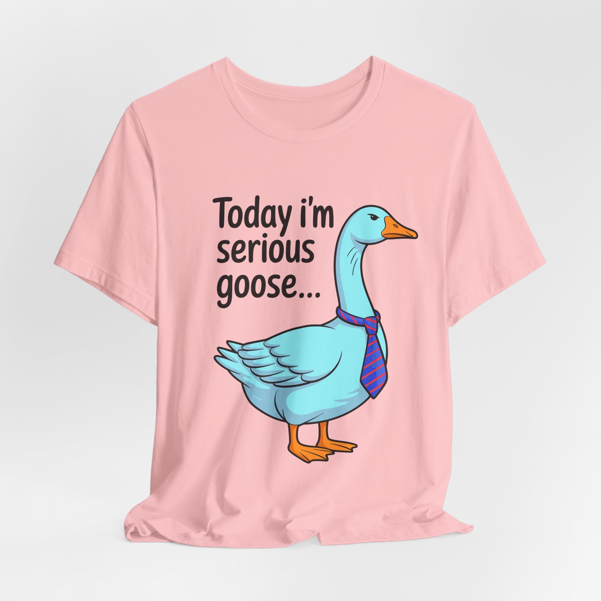 Serious Goose Humor Tee, Funny Graphic T-Shirt