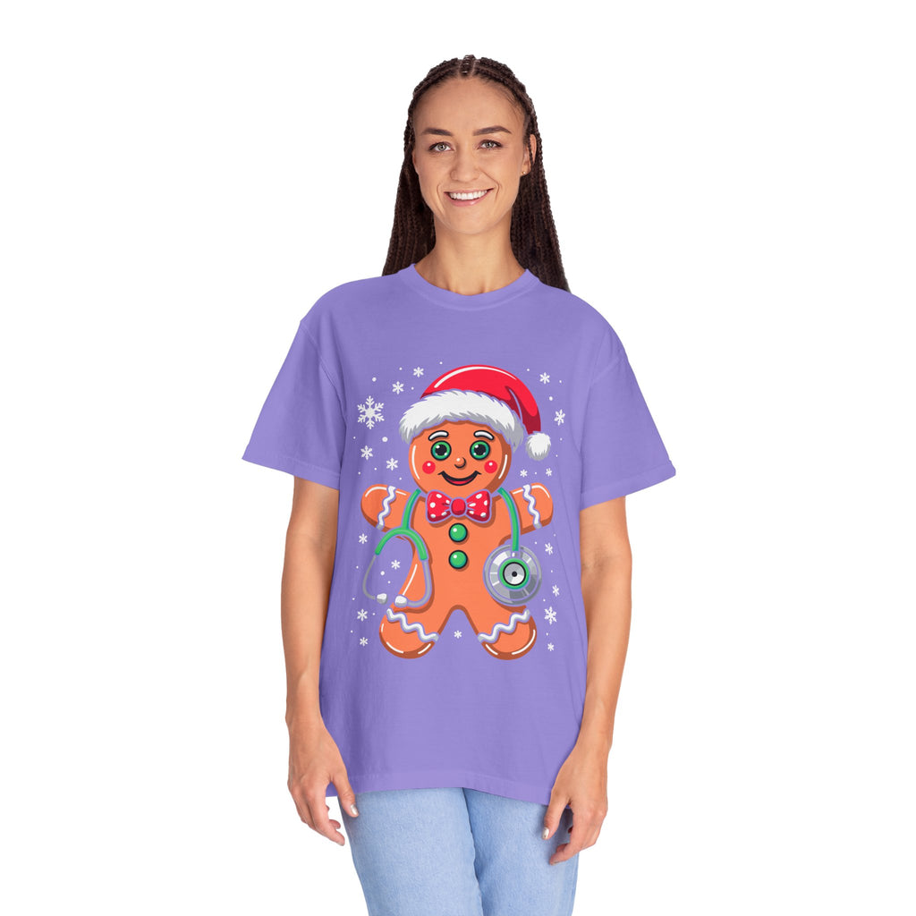 Gingerbread Holiday T-shirt, Festive Tee, Christmas Shirt