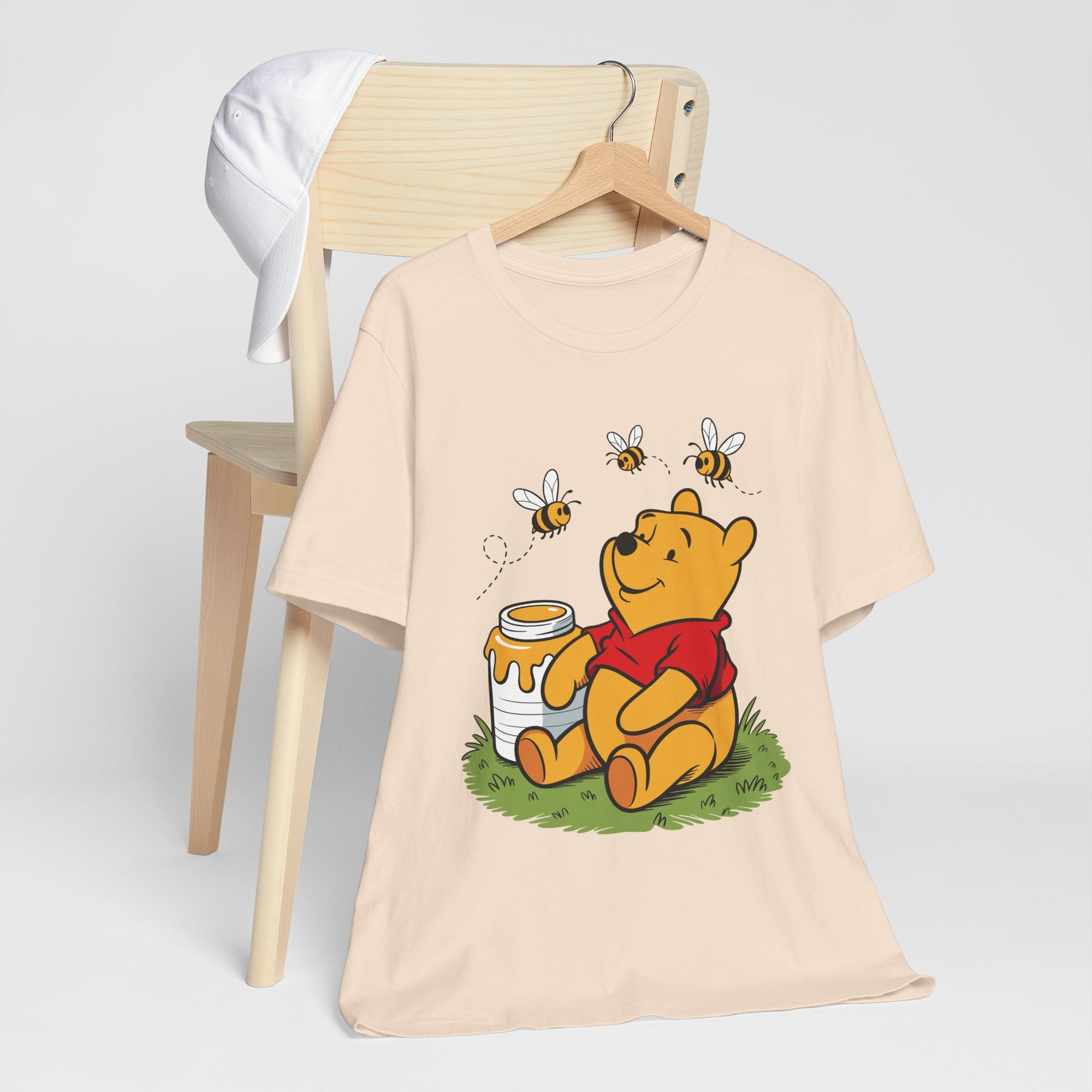 Cute Honey Bear Graphic Cozy Bee Lovers Unisex Shirt