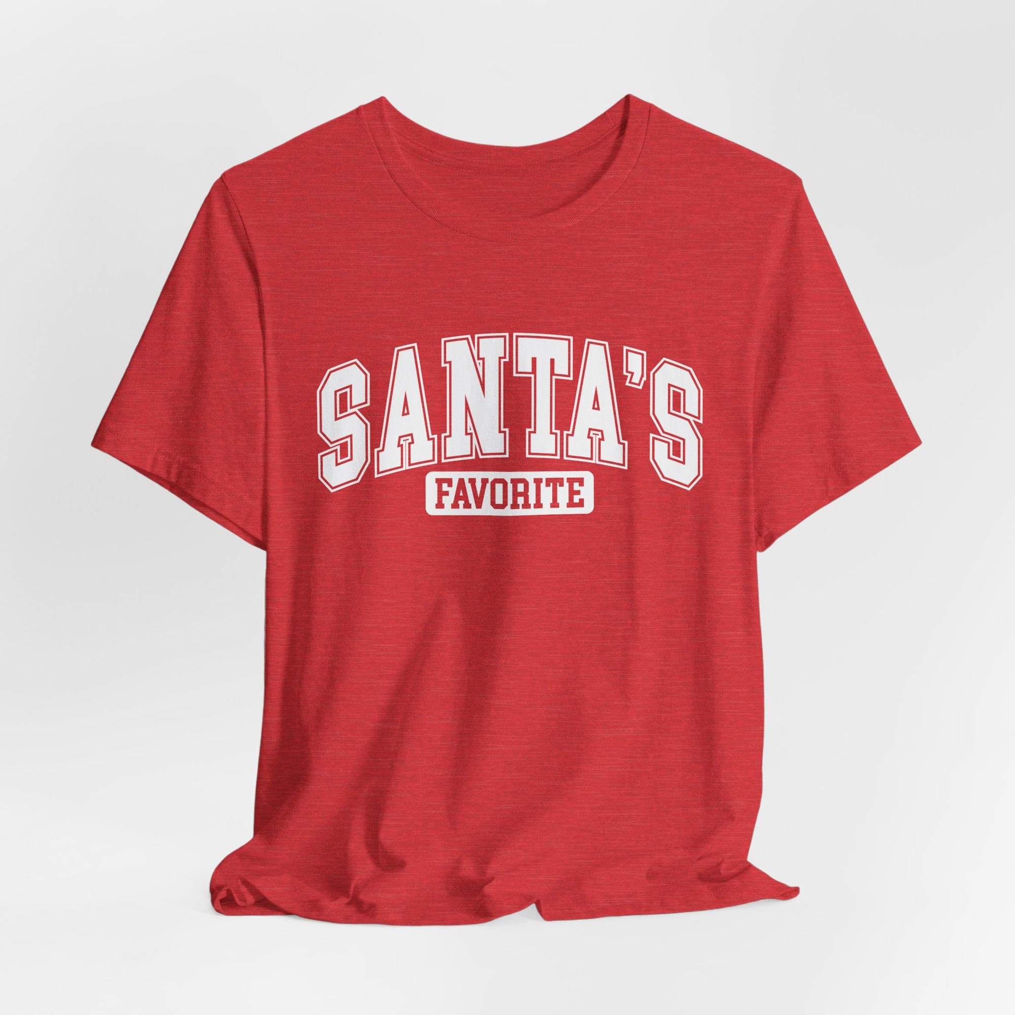 Santa's Favorite Unisex Tee, Christmas Gift, Holiday Apparel, Family Gathering Outfit, Festive T-Shirt, Casual Wear
