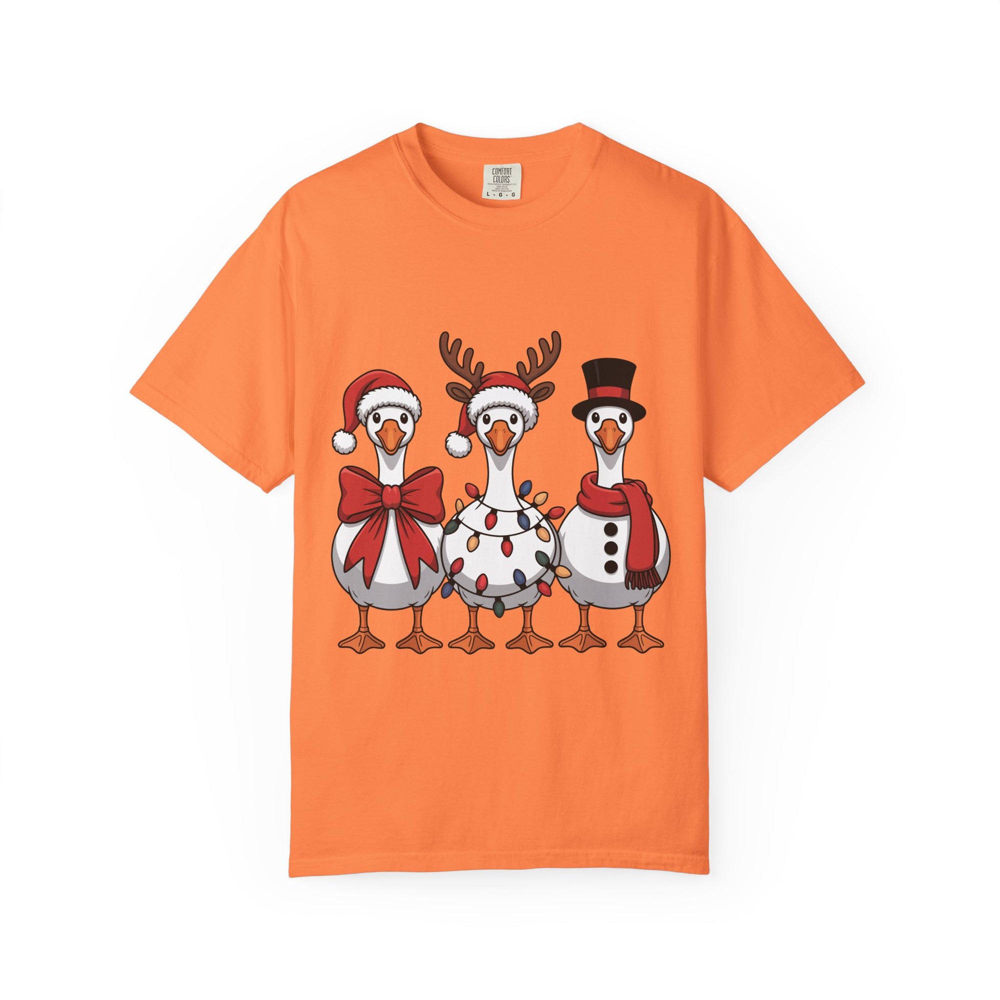 Festive Holiday Goose T-shirt, Fun Christmas Tee, Unisex T-shirt