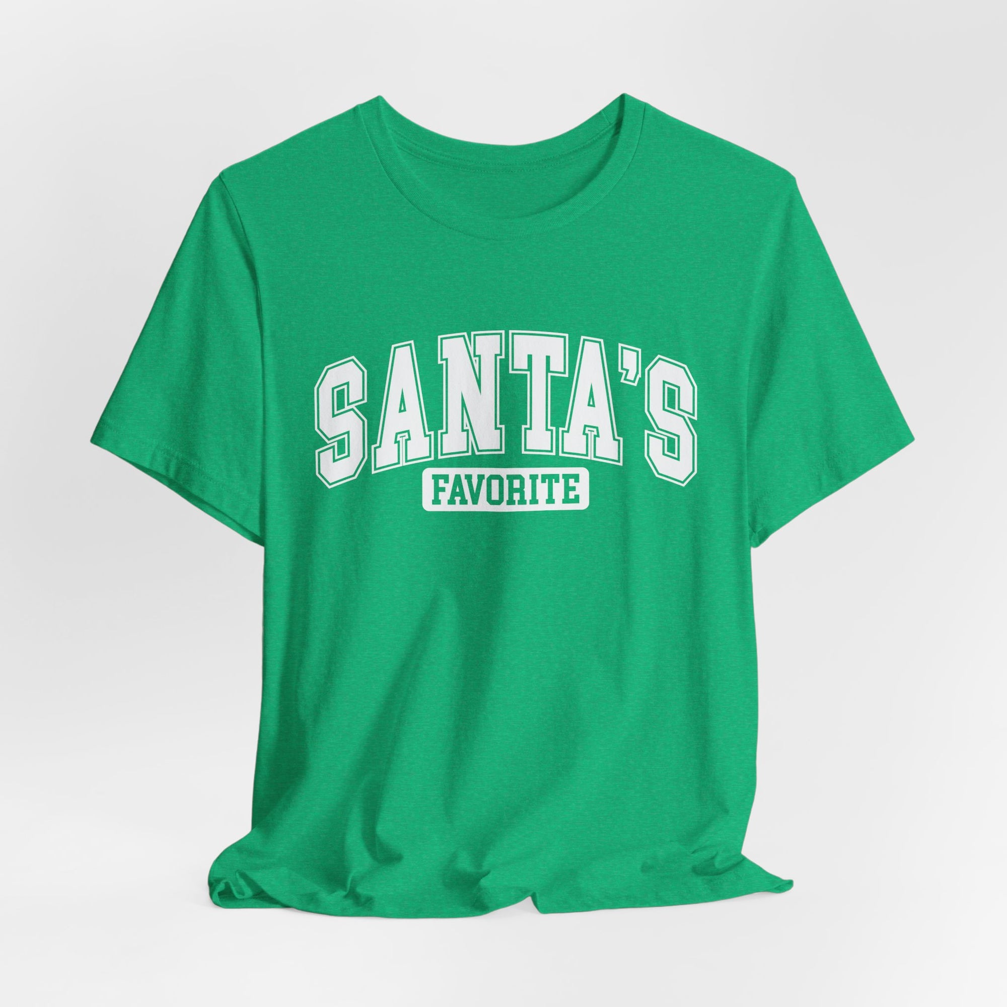 Santa's Favorite Unisex Tee, Christmas Gift, Holiday Apparel, Family Gathering Outfit, Festive T-Shirt, Casual Wear