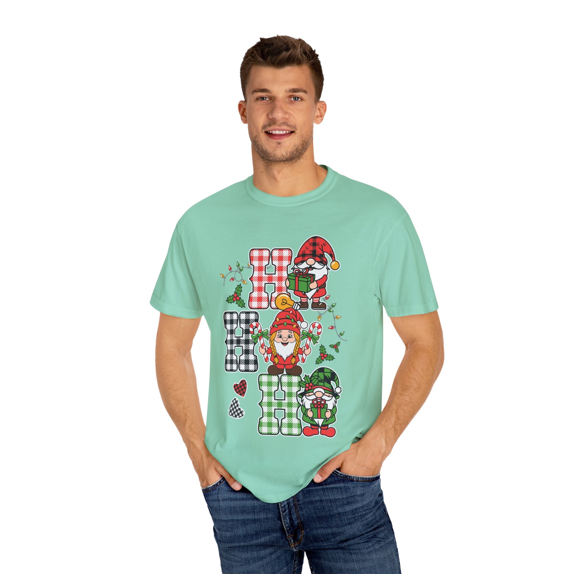 Holiday Fun Santa T-Shirt, Unisex Christmas Tee