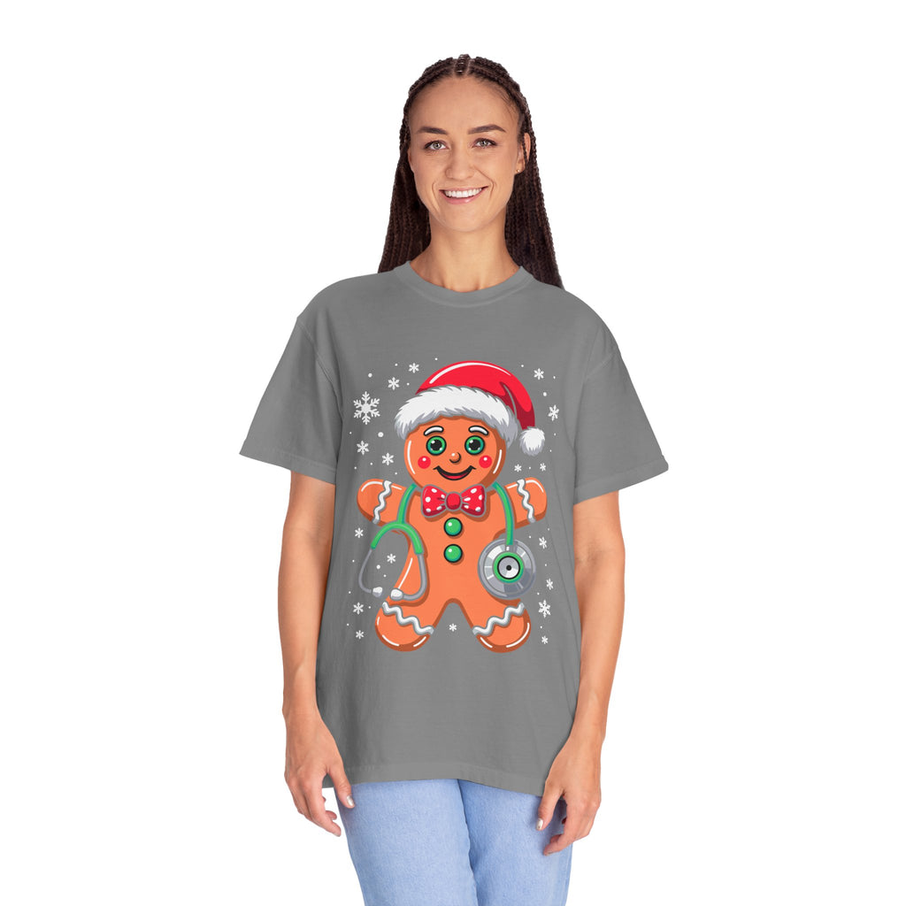 Gingerbread Holiday T-shirt, Festive Tee, Christmas Shirt