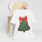 Christmas Tree Graphic Tee, Festive T-Shirt, Holiday Apparel, Unisex Christmas Shirt, Gift for Christmas Lovers, Seasonal Outfit