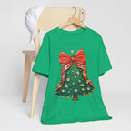 Christmas Tree Graphic Tee, Festive T-Shirt, Holiday Apparel, Unisex Christmas Shirt, Gift for Christmas Lovers, Seasonal Outfit