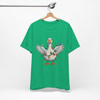 Festive Goose Holiday Graphic Tee – Cute Christmas Shirt