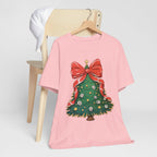 Christmas Tree Graphic Tee, Festive T-Shirt, Holiday Apparel, Unisex Christmas Shirt, Gift for Christmas Lovers, Seasonal Outfit