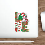 Festive Die-Cut Stickers, Cute Christmas Stickers, Holiday Decor, Gift Wrap Accents, Stocking Stuffers, Laptop Accessories