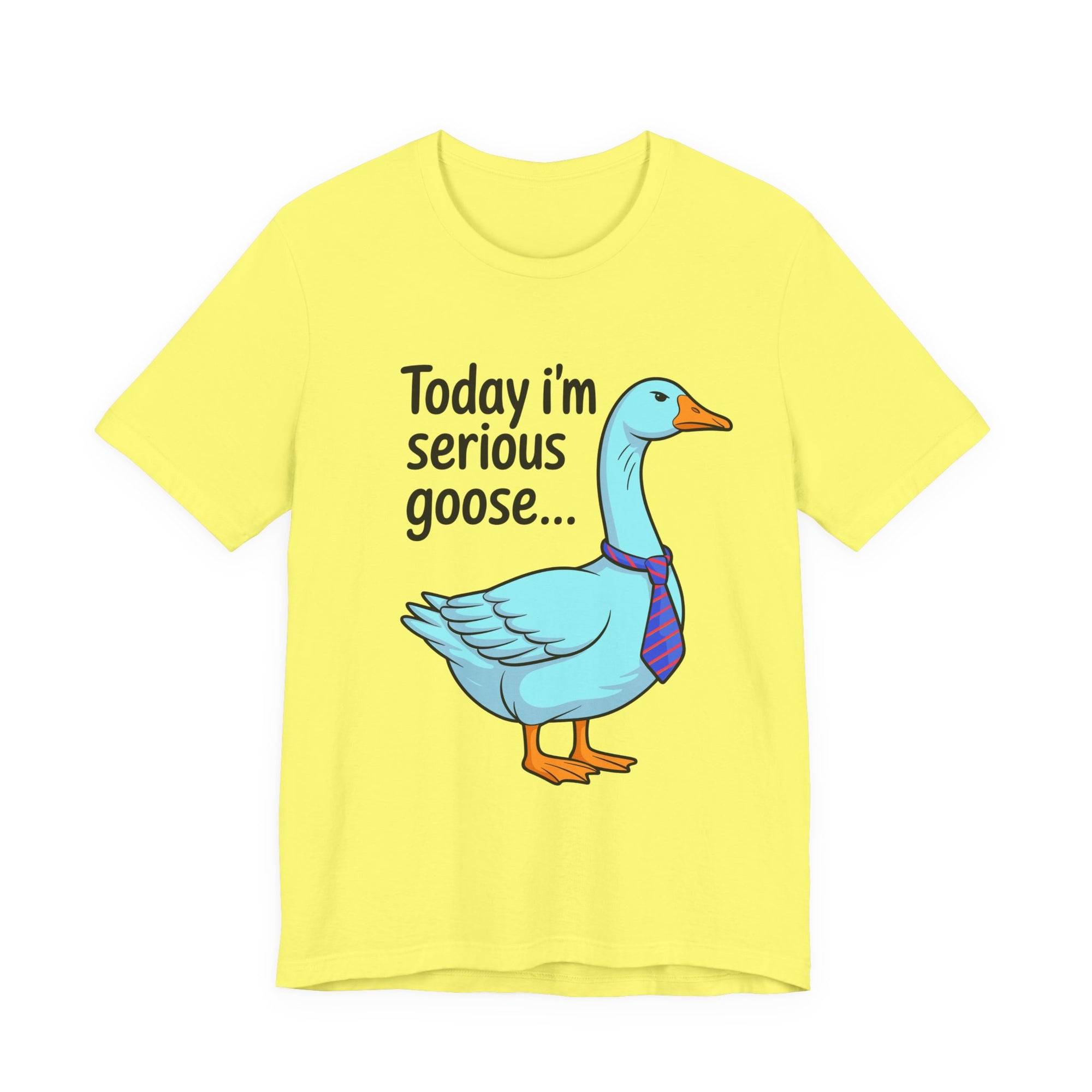 Serious Goose Humor Tee, Funny Graphic T-Shirt