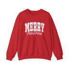 Merry Christmas Crewneck Sweatshirt, Cozy Holiday Gift