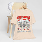 Skeleton Christmas Tee, Holiday Shirt, Unisex Christmas T-Shirt, Fun Winter Apparel, Party Outfit.