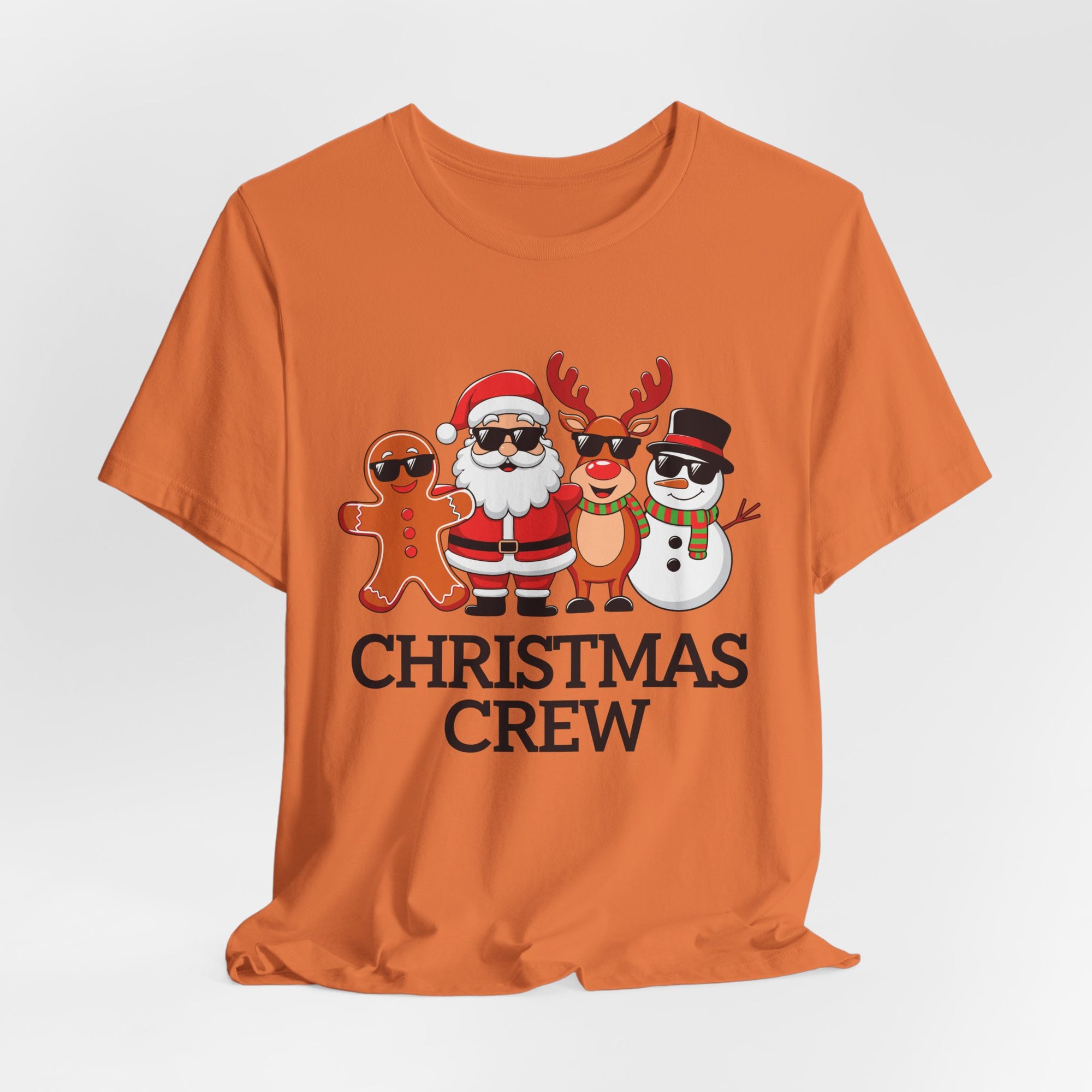 Christmas Crew Short Sleeve Tee - Holiday T-Shirt