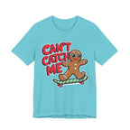 Gingerbread Skateboard Tee, Funny Holiday T-Shirt, Unisex Christmas Gift