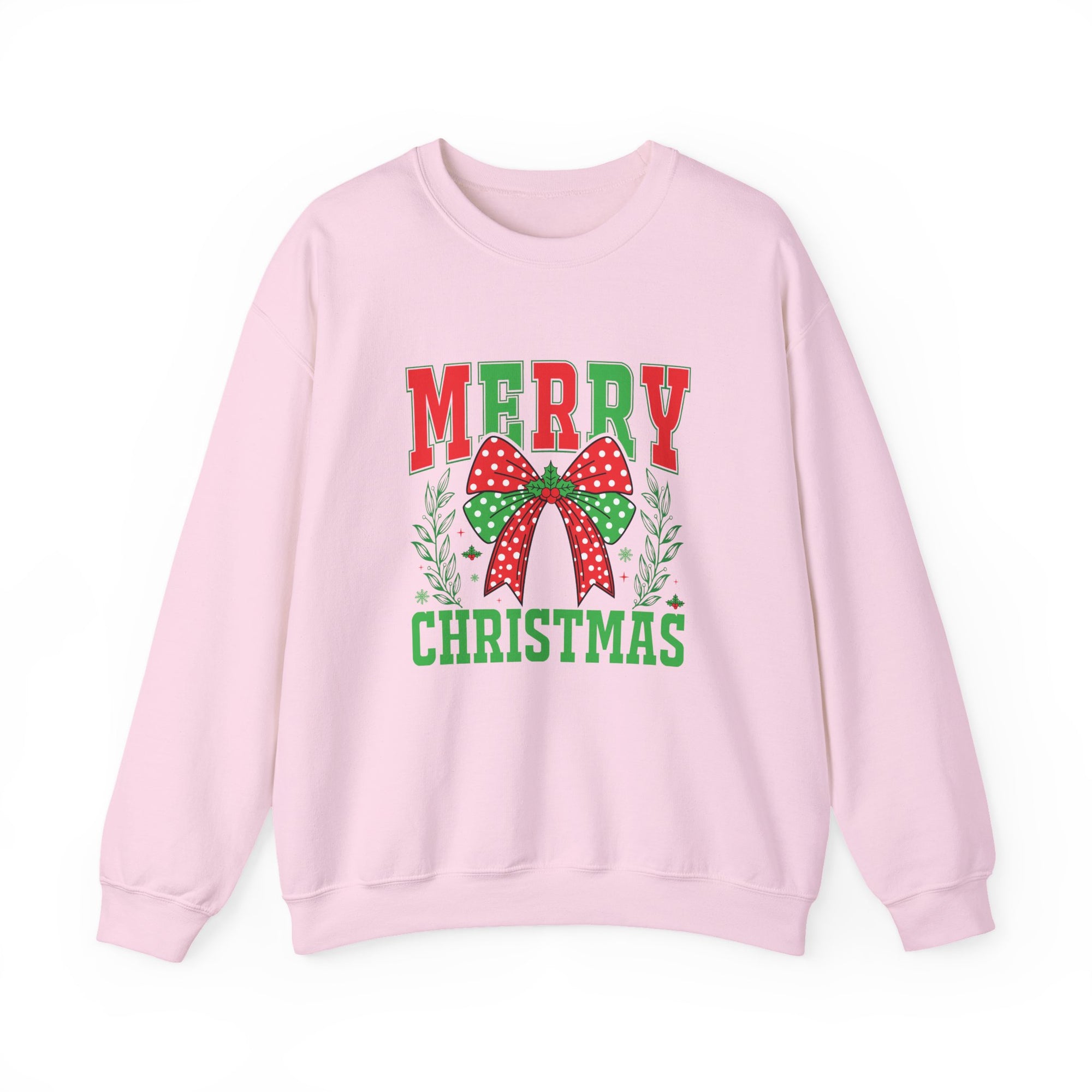 Merry Christmas Crewneck Sweatshirt - Holiday Gift, Cozy Casual Wear Christmas Sweater