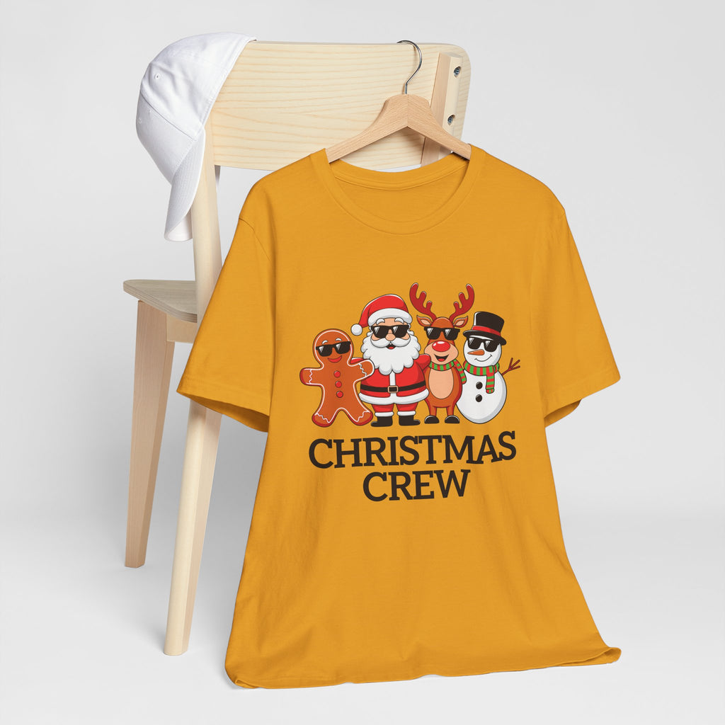 Christmas Crew Short Sleeve Tee - Holiday T-Shirt