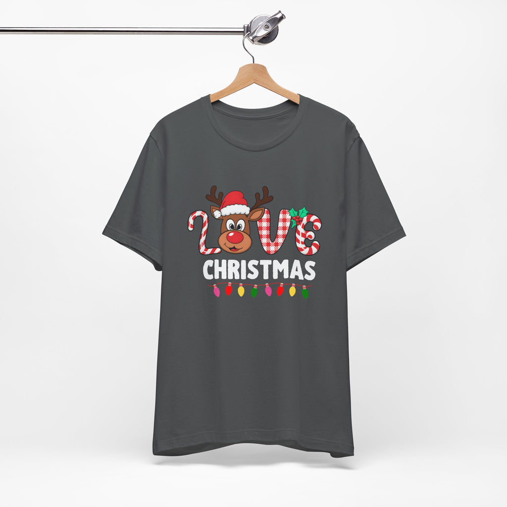 Cute Holiday Love Reindeer Tee