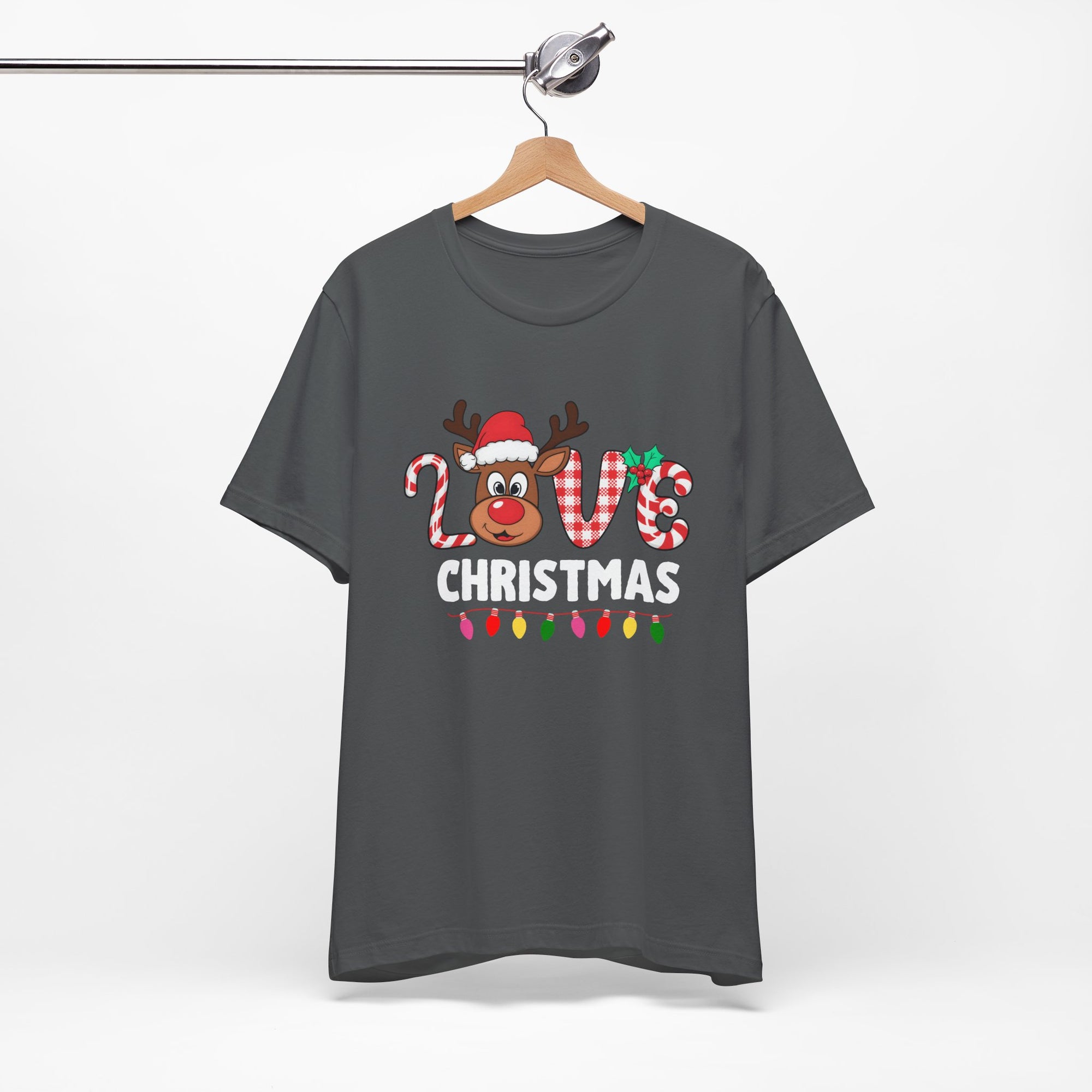 Cute Holiday Love Reindeer Tee