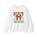 Merry Christmas Crewneck Sweatshirt, Holiday Apparel