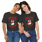 Christmas Penguin Tee | Chill Out It's Christmas, Unisex Holiday Shirt, Winter Apparel, Festive Gift, Cozy Christmas Tee