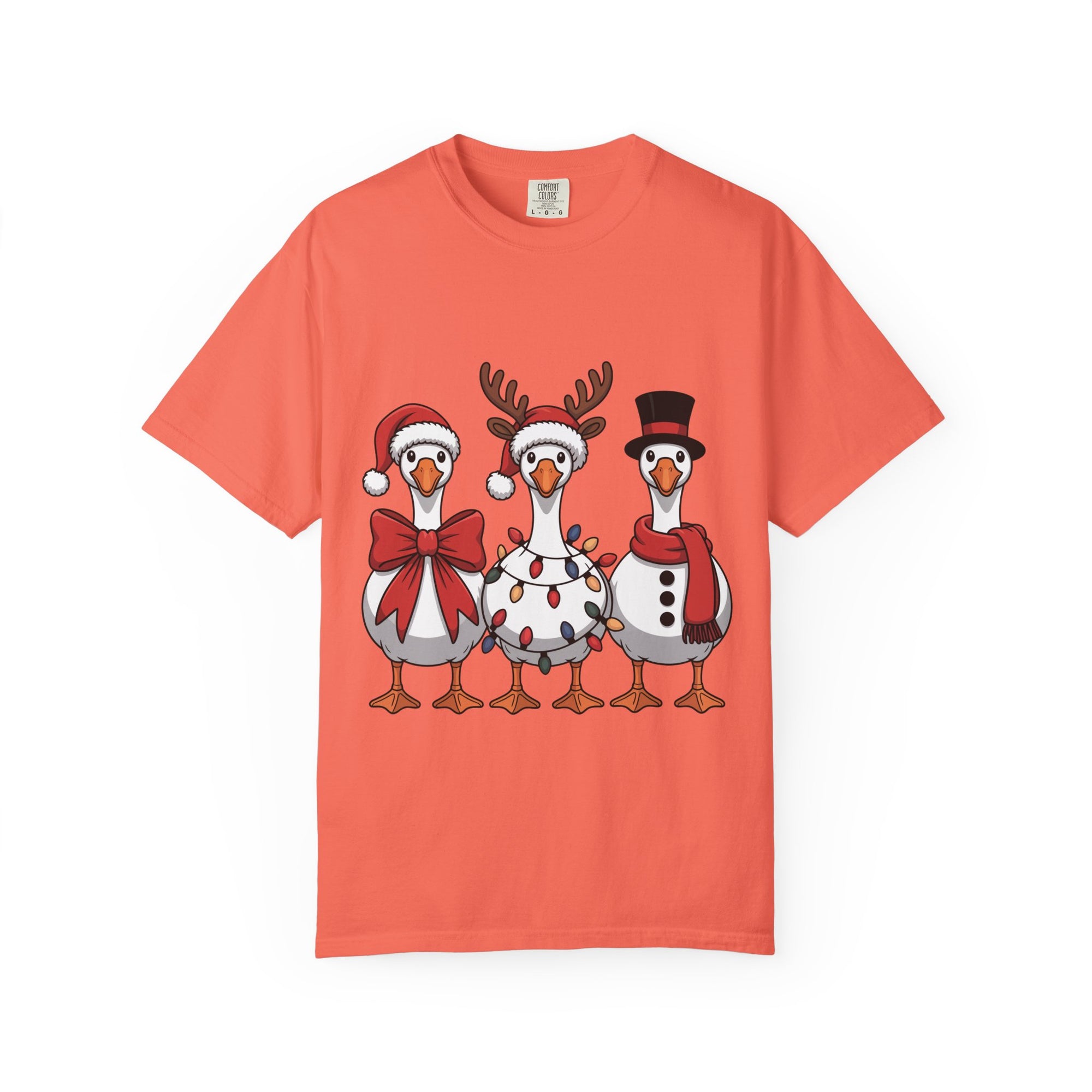 Festive Holiday Goose T-shirt, Fun Christmas Tee, Unisex T-shirt