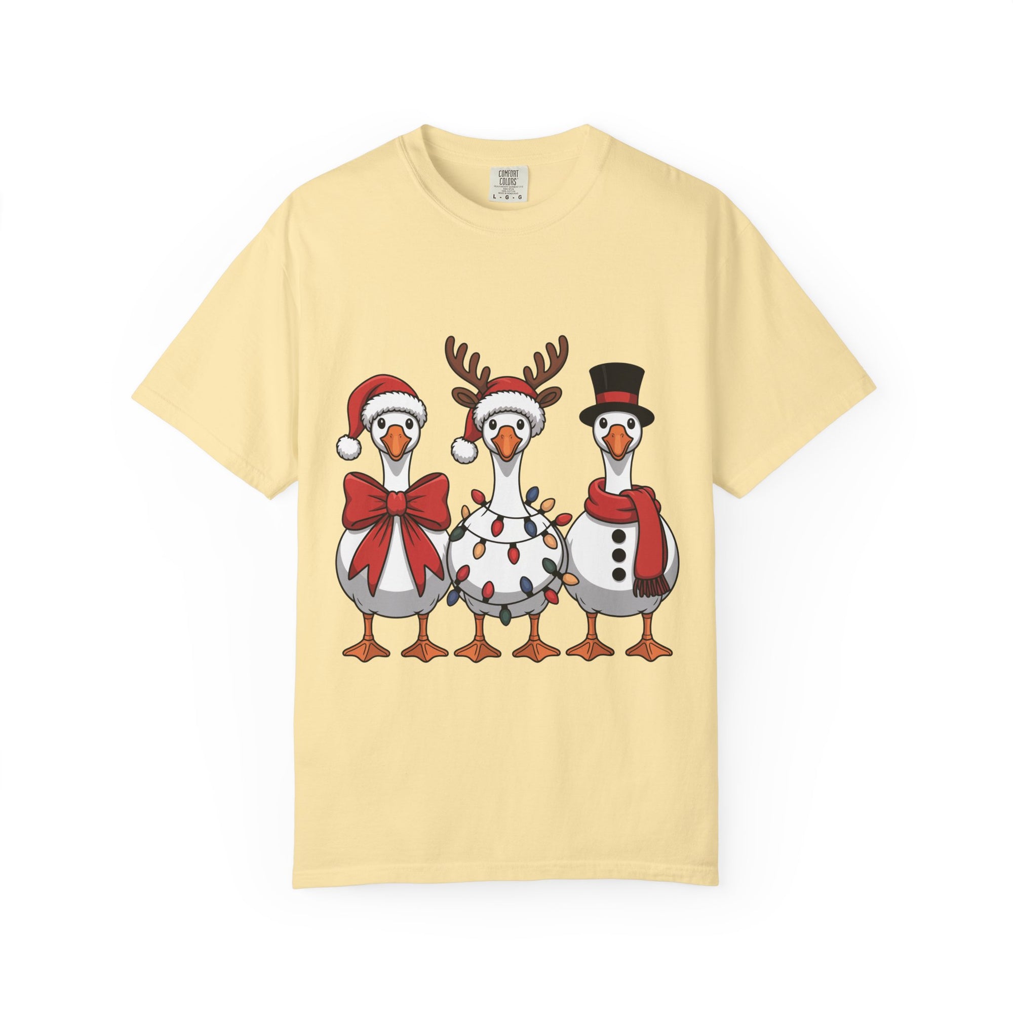 Festive Holiday Goose T-shirt, Fun Christmas Tee, Unisex T-shirt