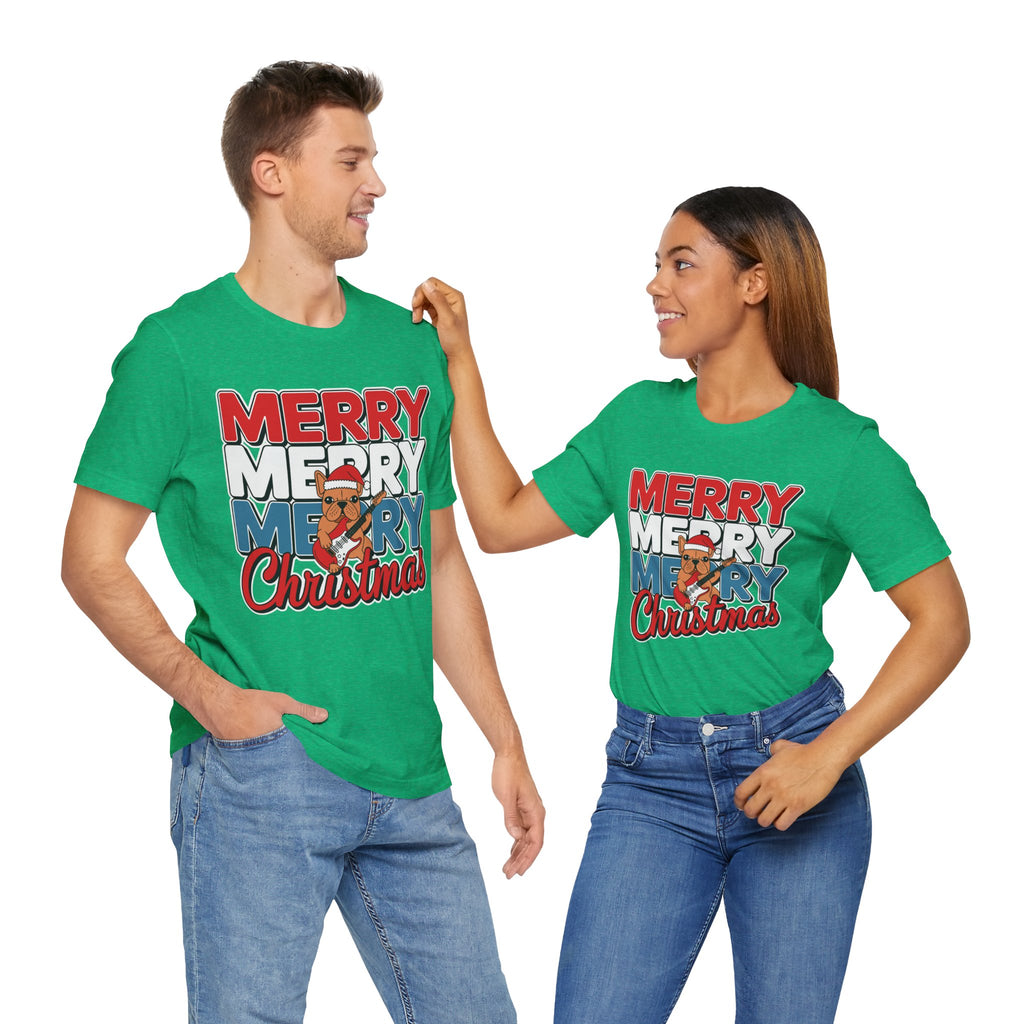 Merry Christmas Tee - Unisex Jersey Christmas Gift