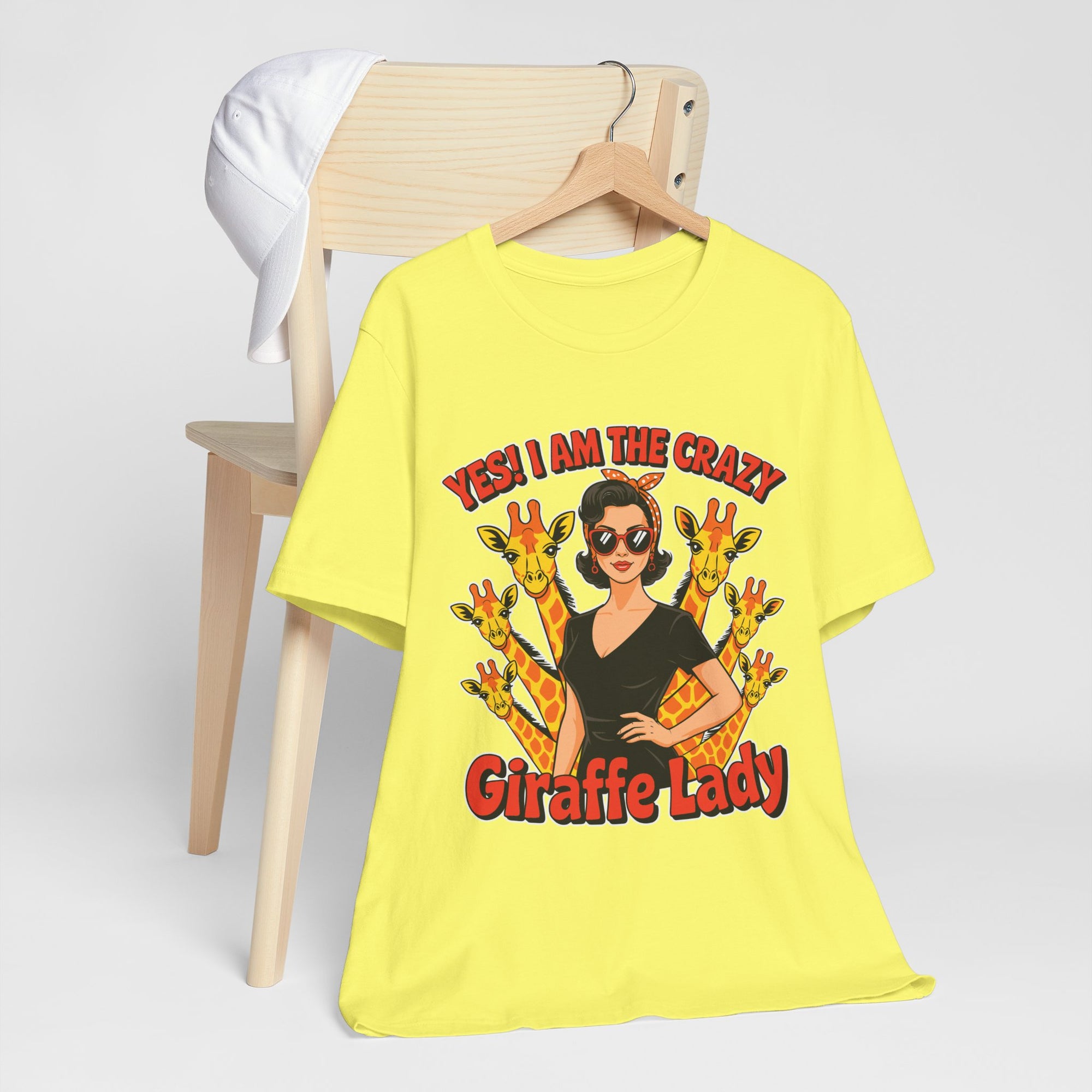 Yes I Am The Crazy Giraffe Lady T-Shirt