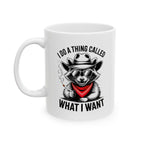 Funny Cat Mug, I Don't Want to Be Involved with Anyone But My Cat, Cat Lover Gift, Coffee Mug for Pet Owners, Cute Animal Design