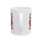 Funny Ghost with Geese Mug – Spooky Cute Halloween Coffee Cup