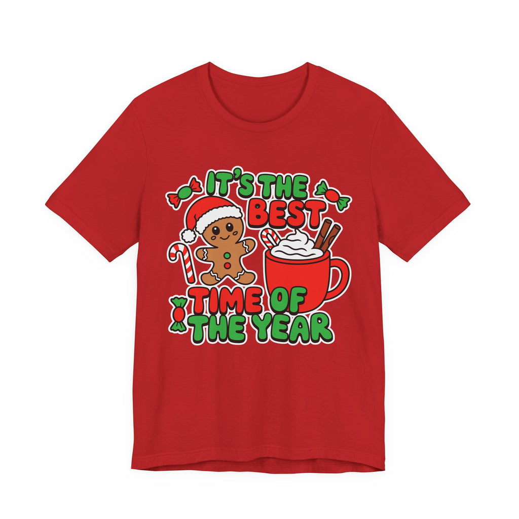 Holiday Cheer Tee - Unisex Jersey Short Sleeve Tee, Christmas Winter Celebration Shirt