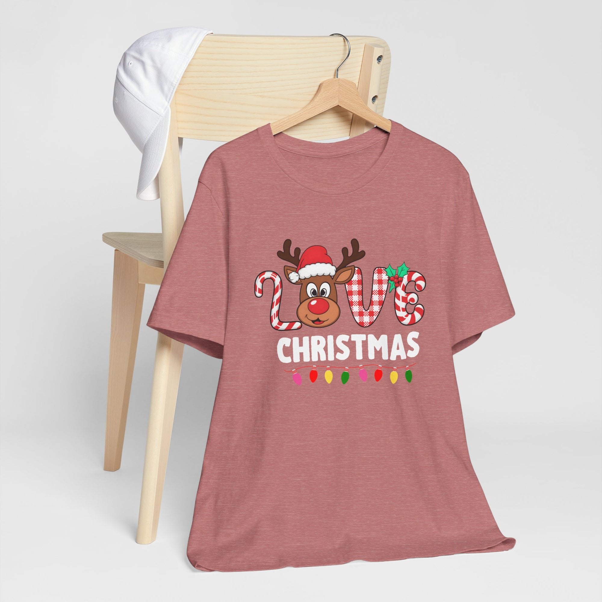 Cute Holiday Love Reindeer Tee