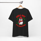 Christmas Penguin Tee | Chill Out It's Christmas, Unisex Holiday Shirt, Winter Apparel, Festive Gift, Cozy Christmas Tee