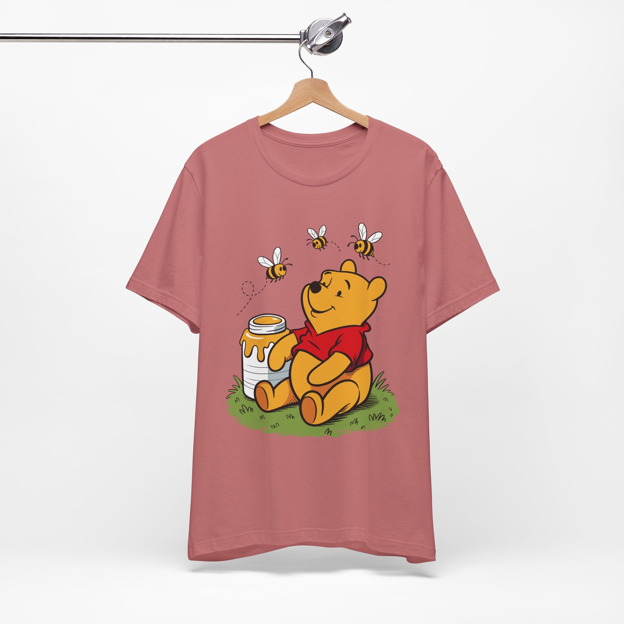 Cute Honey Bear Graphic Cozy Bee Lovers Unisex Shirt