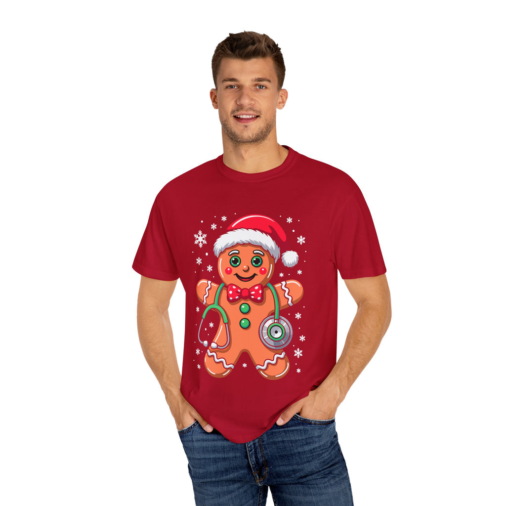 Gingerbread Holiday T-shirt, Festive Tee, Christmas Shirt